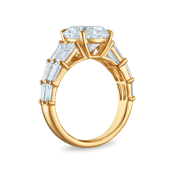 Signature EcoLove Diamond Dreams 6-1/3 CTW Lab Grown Diamond Engagement Ring in 14KT Yellow Gold
