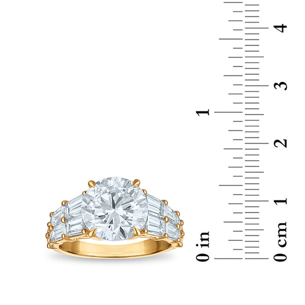 Signature EcoLove Diamond Dreams 6-1/3 CTW Lab Grown Diamond Engagement Ring in 14KT Yellow Gold