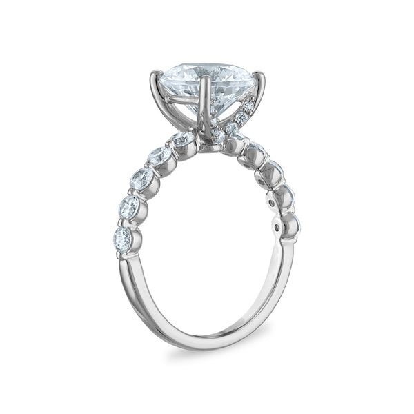 Signature EcoLove 3-3/4 CTW Lab Grown Diamond Engagement Ring in 14KT White Gold