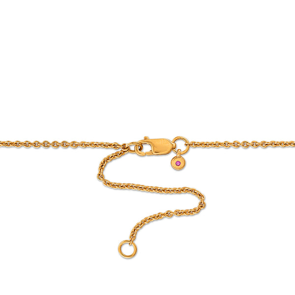 LoveSong 1/2 CTW Lab Grown Diamond Necklace in 18KT Gold Vermeil
