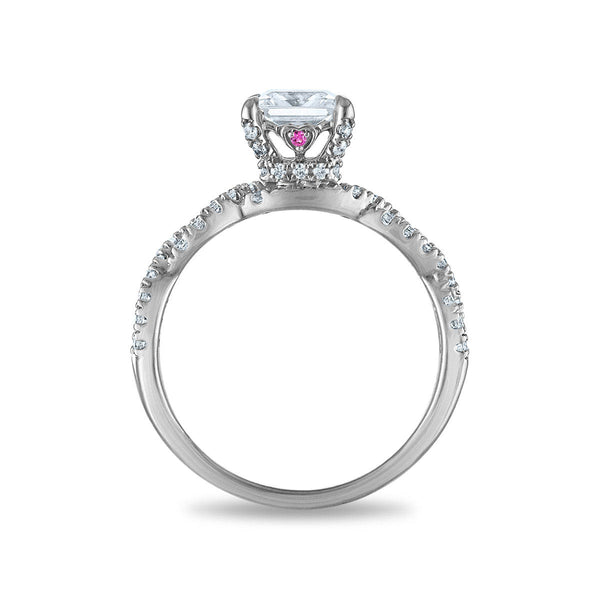 LoveSong EcoLove 1-1/5 CTW Lab Grown Diamond Bridal Set in 10KT White Gold