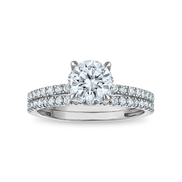 LoveSong EcoLove 1-1/2 CTW Lab Grown Diamond Bridal Set in 10KT Gold