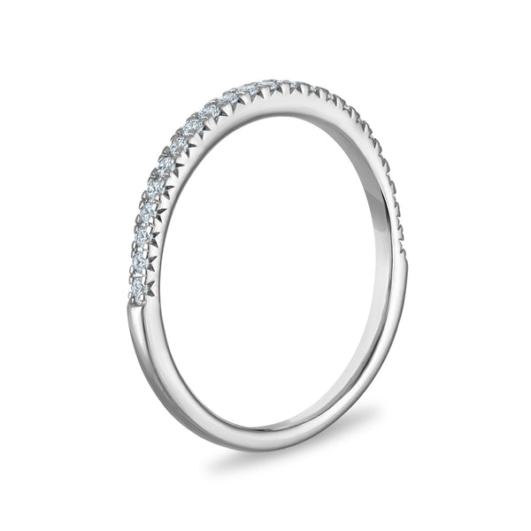 White Diamond Bridal Ring in 10KT Gold
