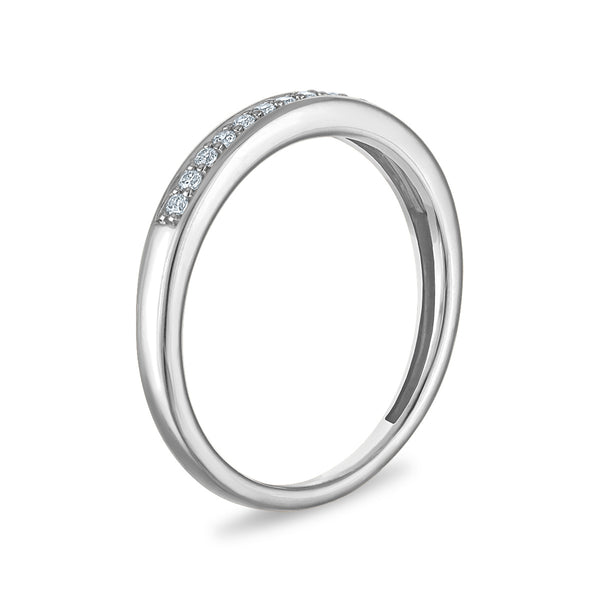 White Diamond Bridal Ring in 10KT Gold