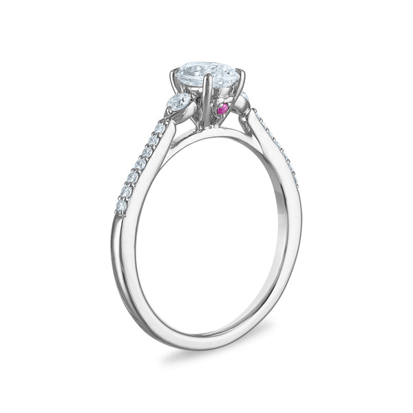 LoveSong EcoLove 3/4 CTW Lab Grown Diamond Bridal Set in 10KT White Gold