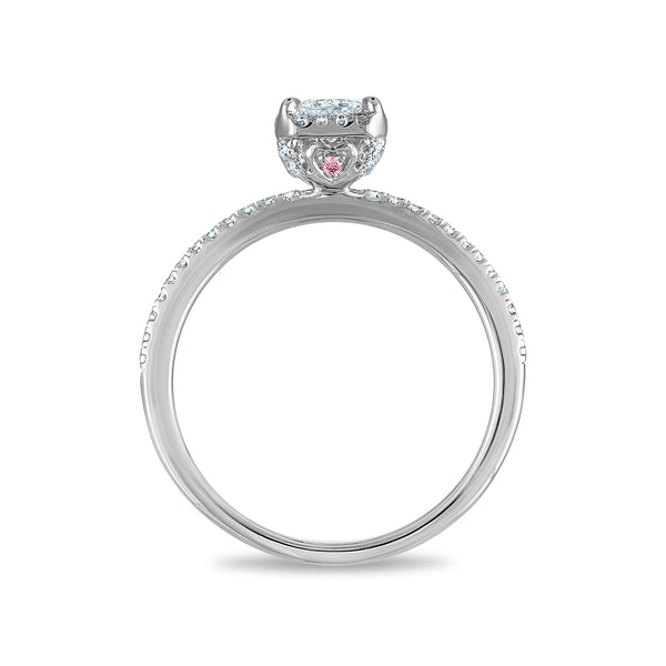 LoveSong EcoLove 1 CTW Lab Grown Diamond Bridal Set in 10KT White Gold