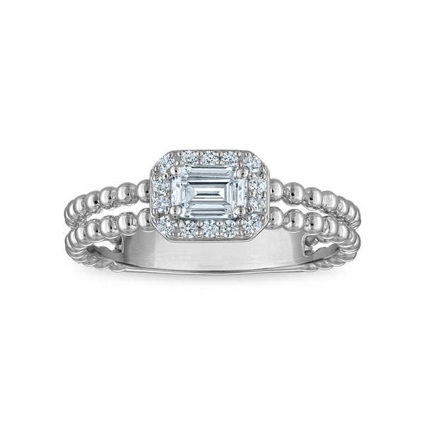 LoveSong EcoLove 1/2 CTW Lab Grown Diamond Ring in Sterling Silver