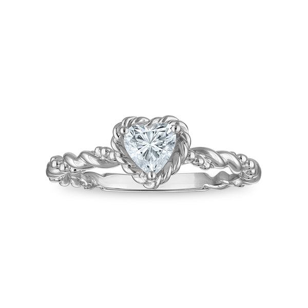 LoveSong EcoLove 1/2 CTW Lab Grown Diamond Ring in Sterling Silver