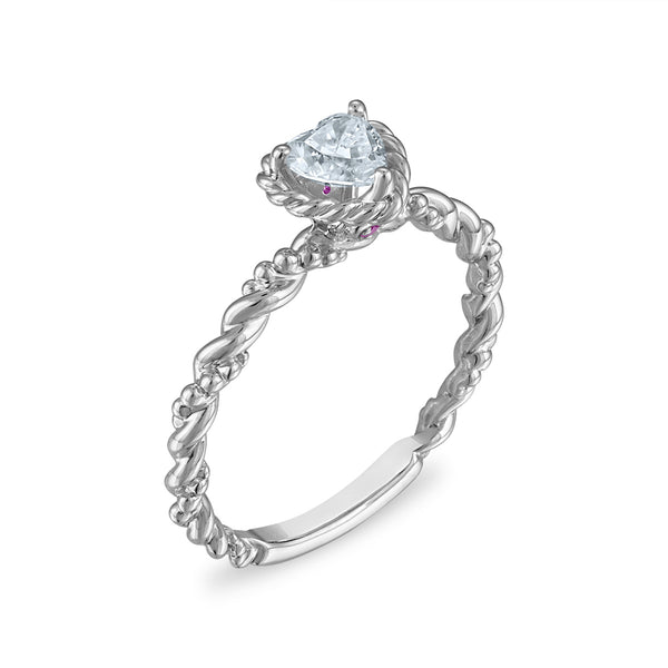 LoveSong EcoLove 1/2 CTW Lab Grown Diamond Ring in Sterling Silver