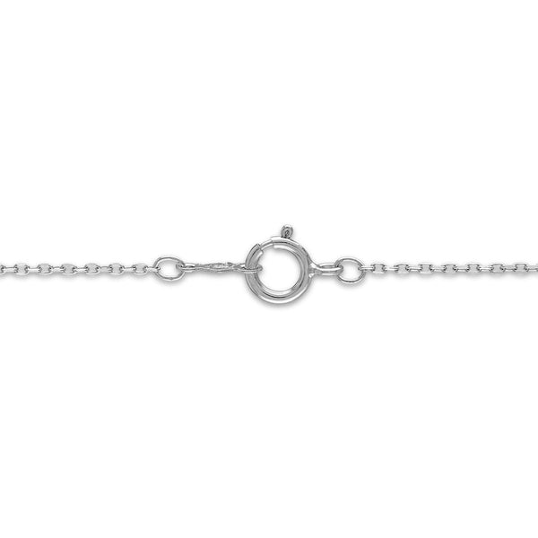 LoveSong 1/16 CTW Natural Diamond Heart 18-inch Pendant in Rose Gold Plated Sterling Silver