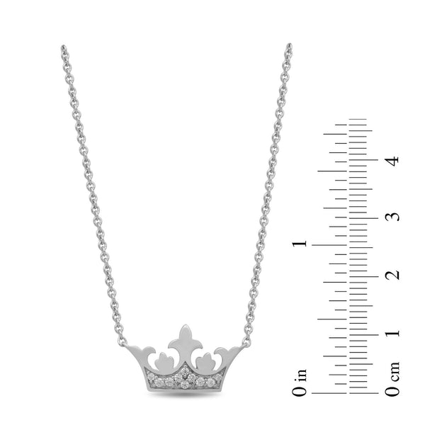 Disney 1/10 CTW Natural Diamond Cruella Pendant in Sterling Silver