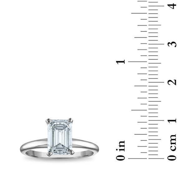 EcoLove 2 CTW Lab Grown Diamond Solitaire Ring in 14KT White Gold