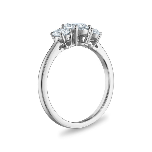 EcoLove 1-1/4 CTW Lab Grown Diamond Ring in 14KT White Gold