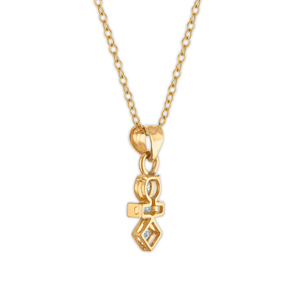 EcoLove 1/4 CTW Lab Grown Diamond 18-inch Necklace in 10KT Yellow Gold