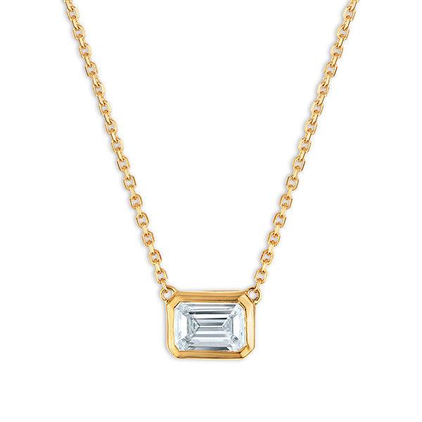 EcoLove 1 CT Lab Grown Diamond 18-inch Necklace in 14KT Yellow Gold