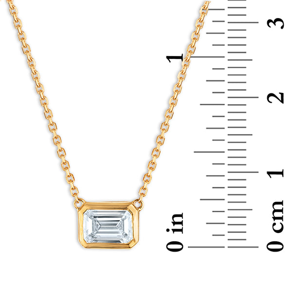 EcoLove 1 CT Lab Grown Diamond 18-inch Necklace in 14KT Yellow Gold