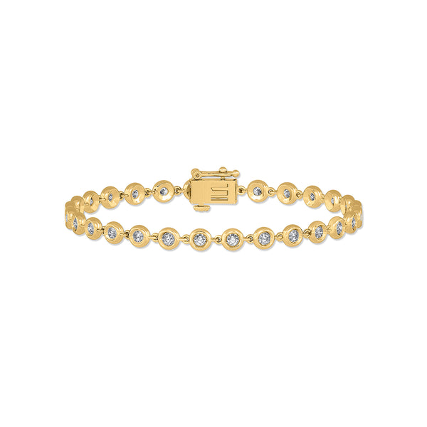 EcoLove 1-1/2 CTW Lab Grown Diamond Bracelet in 10KT Yellow Gold
