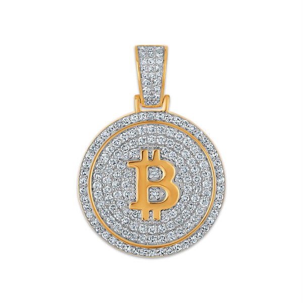 White Diamond Pendant in 925 Silver
