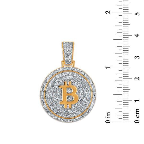 White Diamond Pendant in 925 Silver