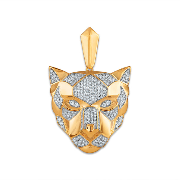 White Diamond Pendant in 925 Silver