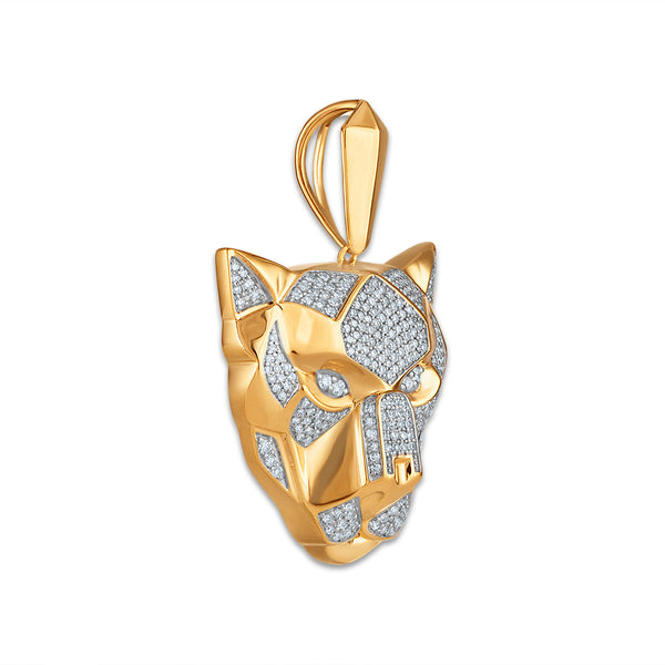 White Diamond Pendant in 925 Silver