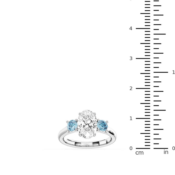 White Diamond Anniversary Ring in 14KT Gold