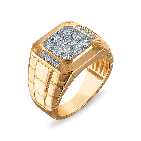 EcoLove 1 CTW Lab Grown Diamond Ring in 10KT Yellow Gold