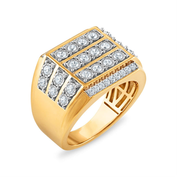 1 CTW Natural Diamond Ring in 10KT Yellow Gold
