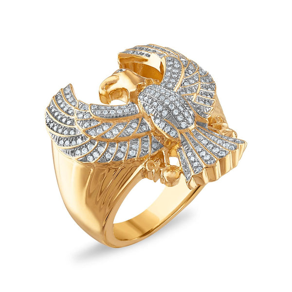 1/2 CTW Natural Diamond Ring in 10KT Yellow Gold