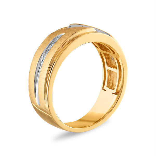 1/3 CTW Natural Diamond Wedding Ring in 10KT Yellow Gold