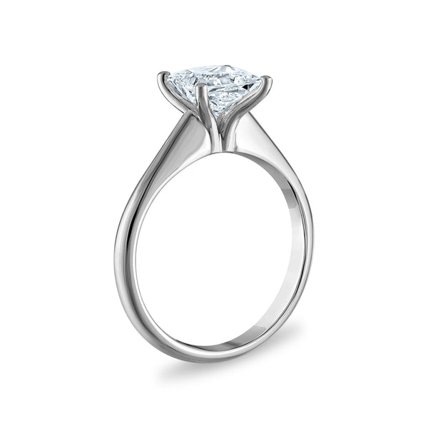 Signature Certificate 8X EcoLove 1-1/2 CTW Lab Grown Diamond Solitaire Engagement Ring in 14KT White Gold