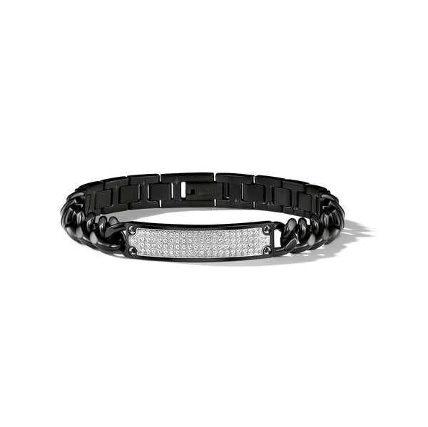 Classic Crystal Watch and ID Bracelet Set. 98K109