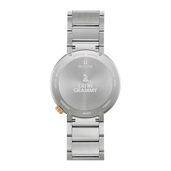 Bulova Gray Dial Stainless Steel Bracelet Latin GRAMMY. 98A309