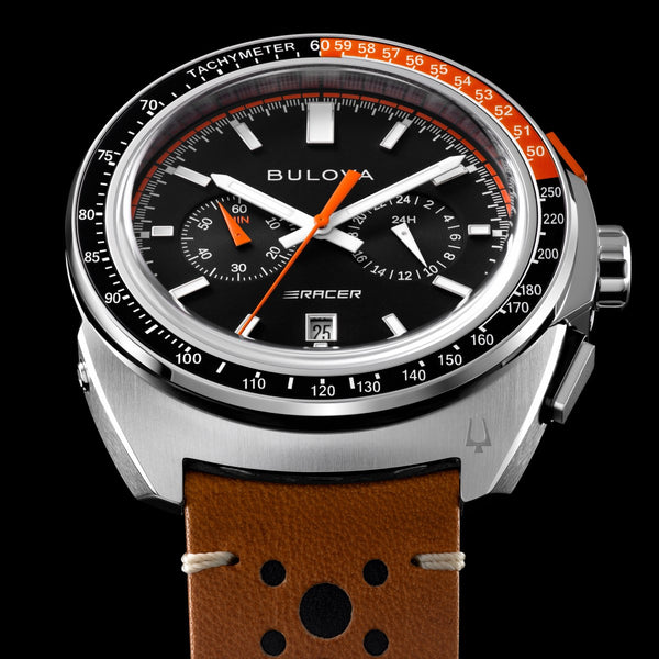 Bulova Racer 42MM Chronograph Watch. 98B427