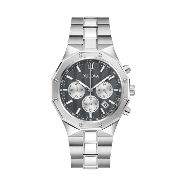 Bulova Prestige 40MM Grey Chronograph. 96B459