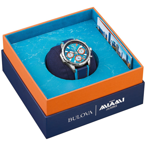 Bulova Marine Star 43MM Blue Dial E1 Team Miami. 96B460