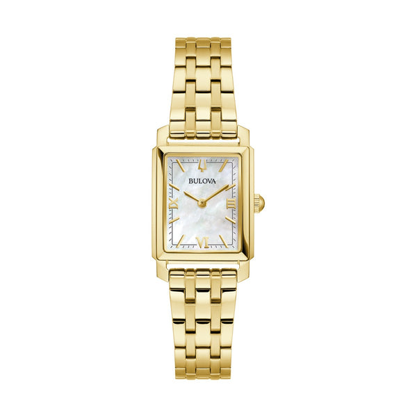 Bulova Womens Classic Goldtone Diamond Accent.  97L177