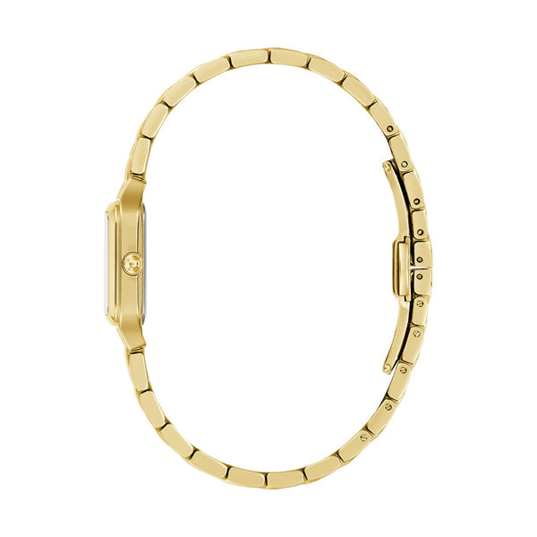 Bulova Sutton Square Dial Goldtone Stainless Steel Watch. 97L191