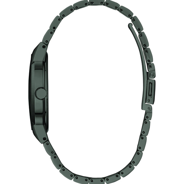 Citizen Watch with 40MM Round Dial and Gunmetal Stainless Steel Bracelet. BM7587-52H