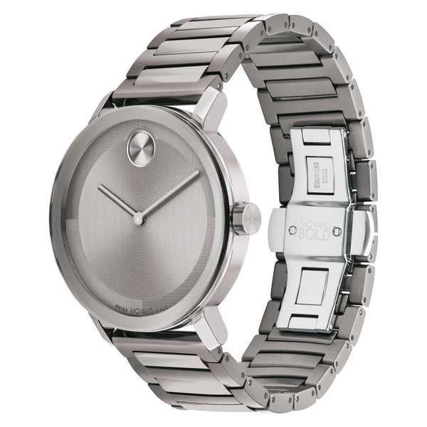 Movado Bold Evolution 2 with 40MM Grey Dial Stainless Bracelet. 3601096