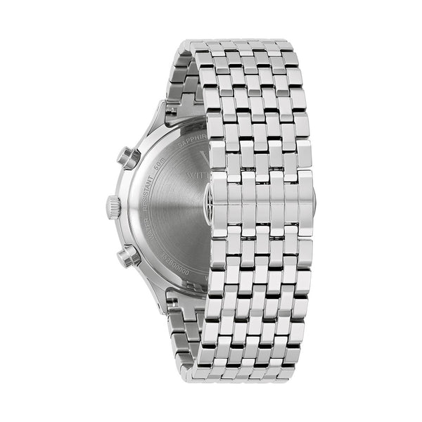 Wittnauer Black Tie 44MM Diamond Dial Two-Tone Chronograph Watch. WN3108