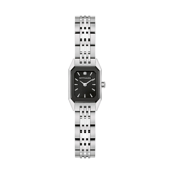 Wittnauer Omni Black Diamond Dial Stainless Steel Watch. WN4120