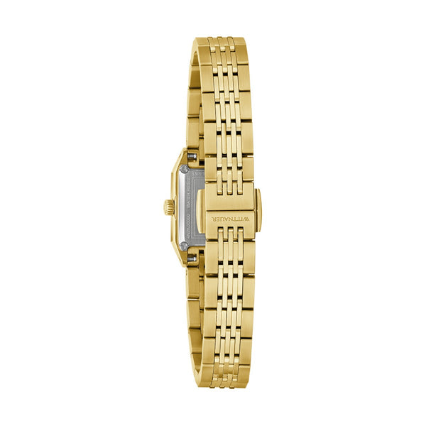Wittnauer Omni Diamond Dial Goldtone Stainless Steel Watch. WN4121