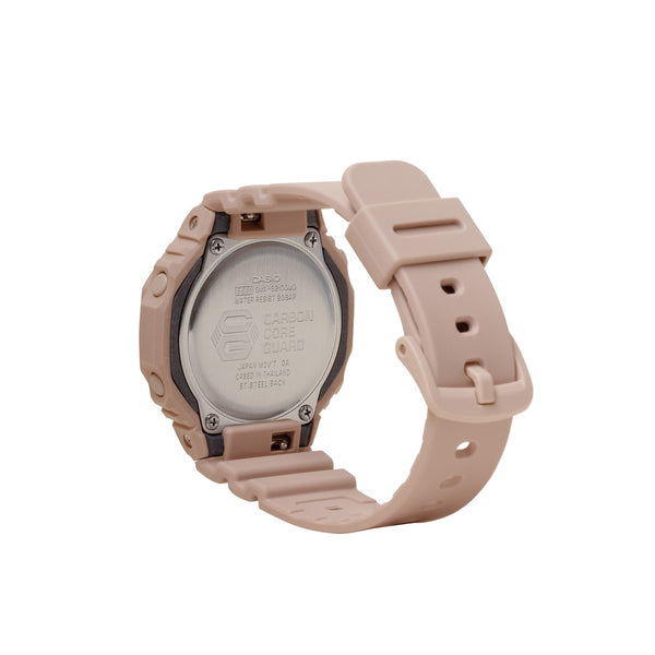 G-Shock Analog Digital with 46X42MM Rosetone Round Dial Resin Band Strap. GMAS2100MD4A