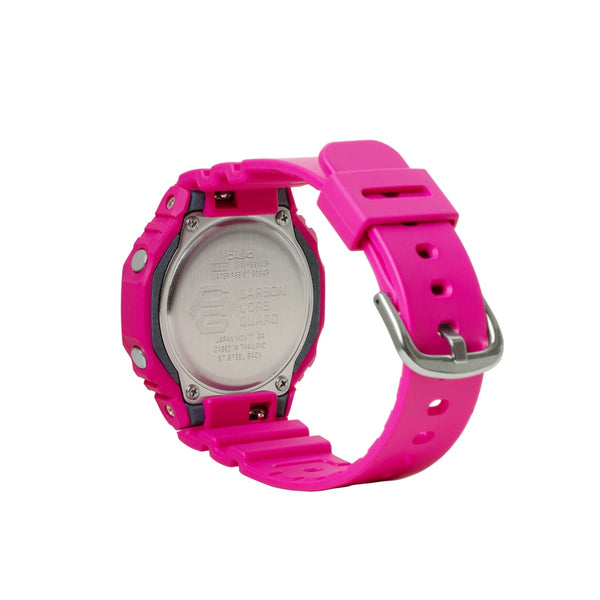 G-Shock Pink Resin Watch. GMAS2100P-4A