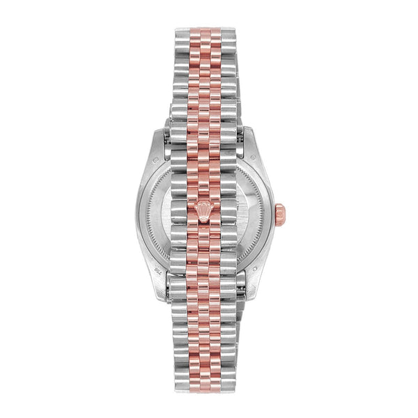 Pre-Owned Rolex Datejust with 26X26 MM Rosetone Round Dial Steel & 18K Everose Gold Jubilee. 179171