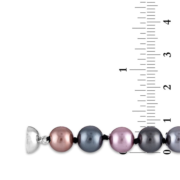Graduated Shell Pearl  Box Set in Sterling Silver