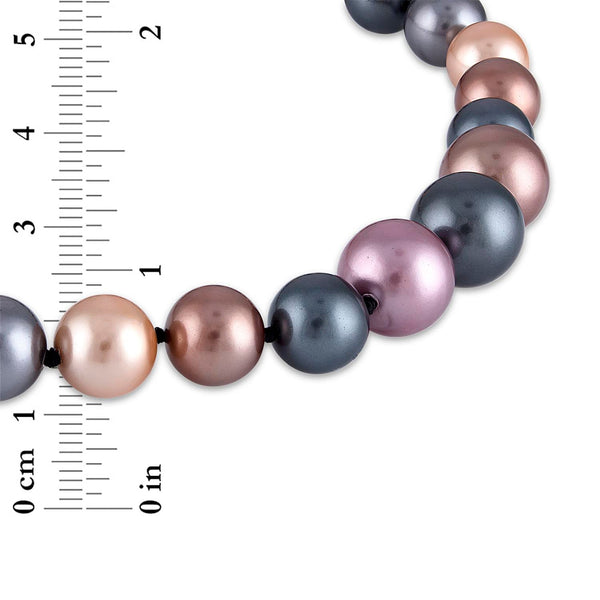 Graduated Shell Pearl  Box Set in Sterling Silver