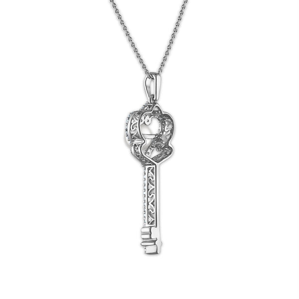White Pearl Pendant in 925 Silver