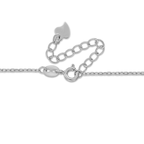 Pink Pearl Drop / Dangle Necklace in 925 Silver